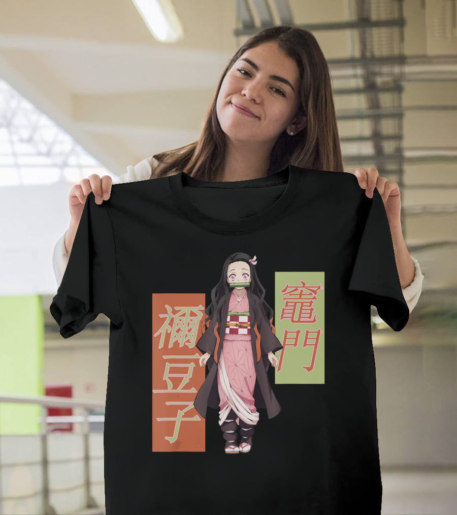 Demon Slayer Nezuko Kanji Character T-Shirt