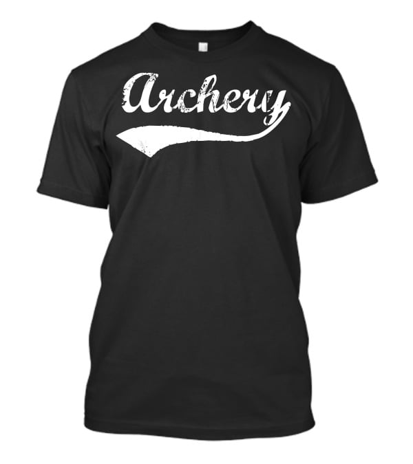 Archery Sport Distressed Script T-Shirt