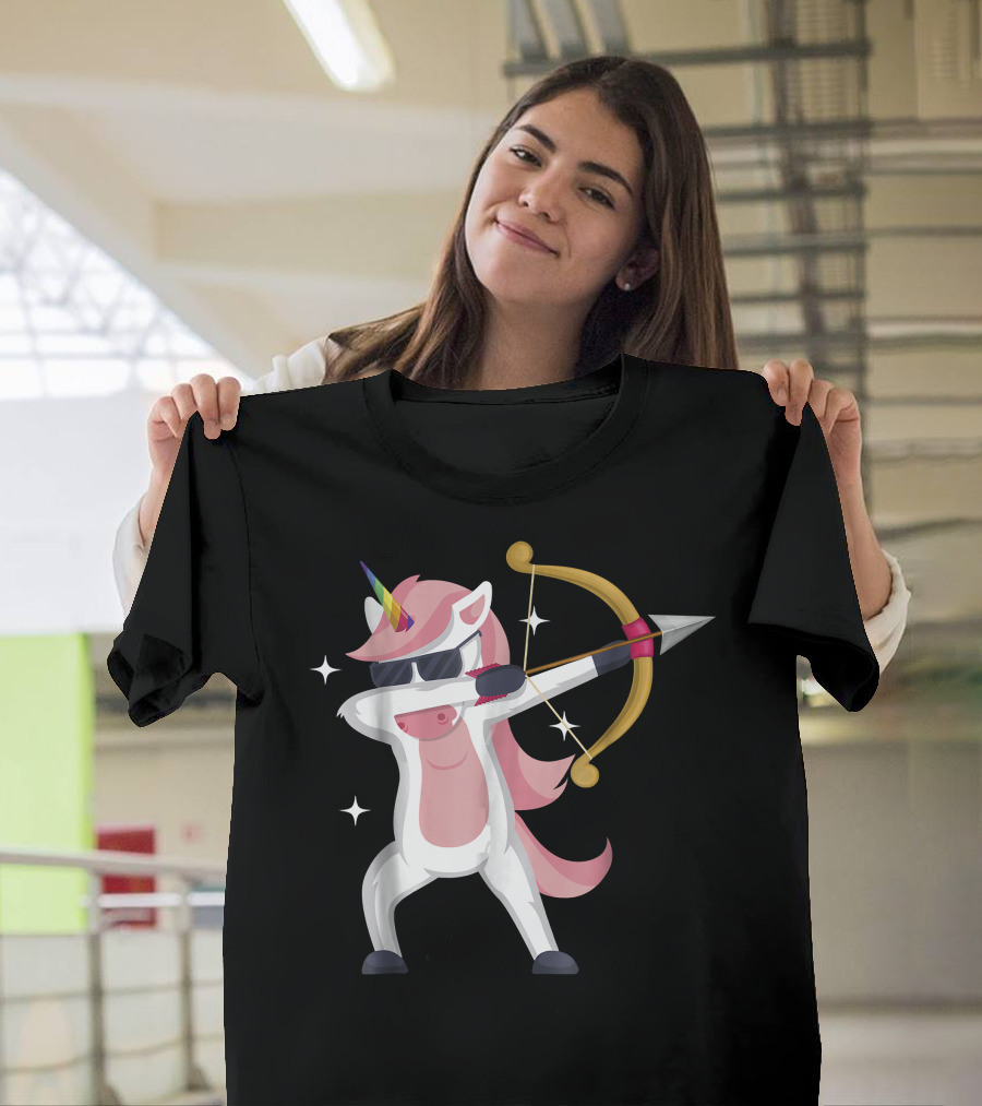 Unicorn Archer With Bow And Arrow T-Shirt