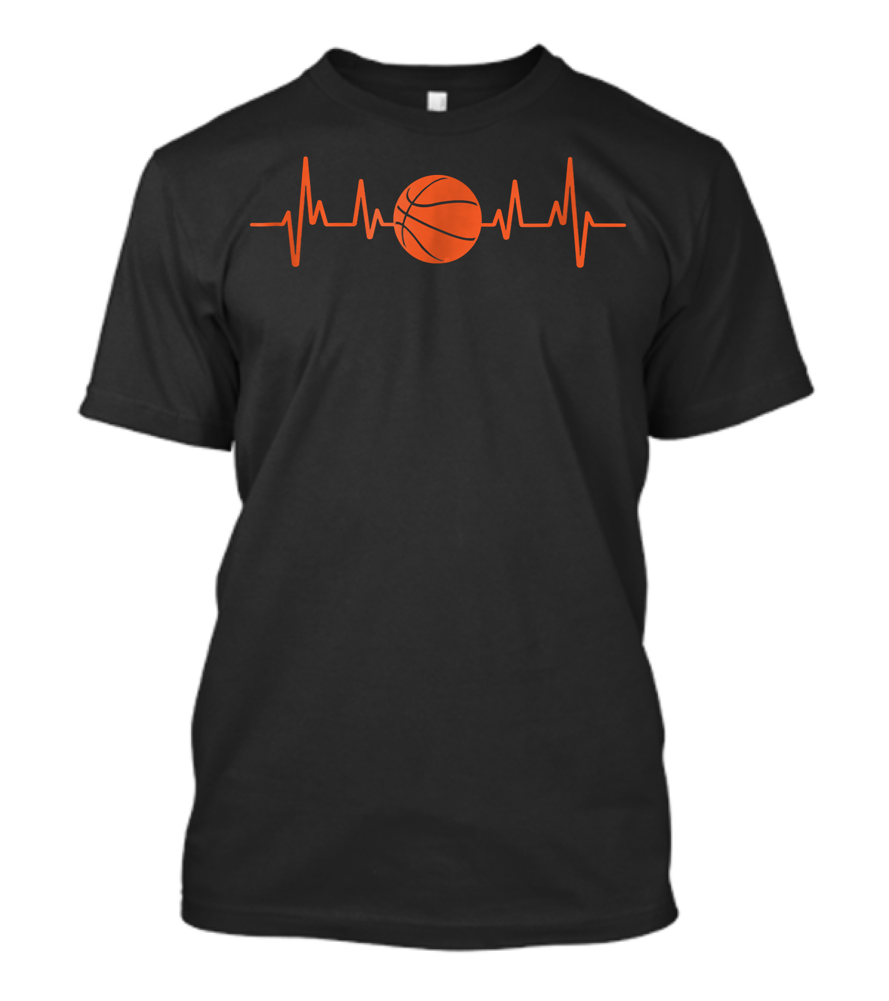 Basketball Heartbeat Pulse Line Sport T-Shirt