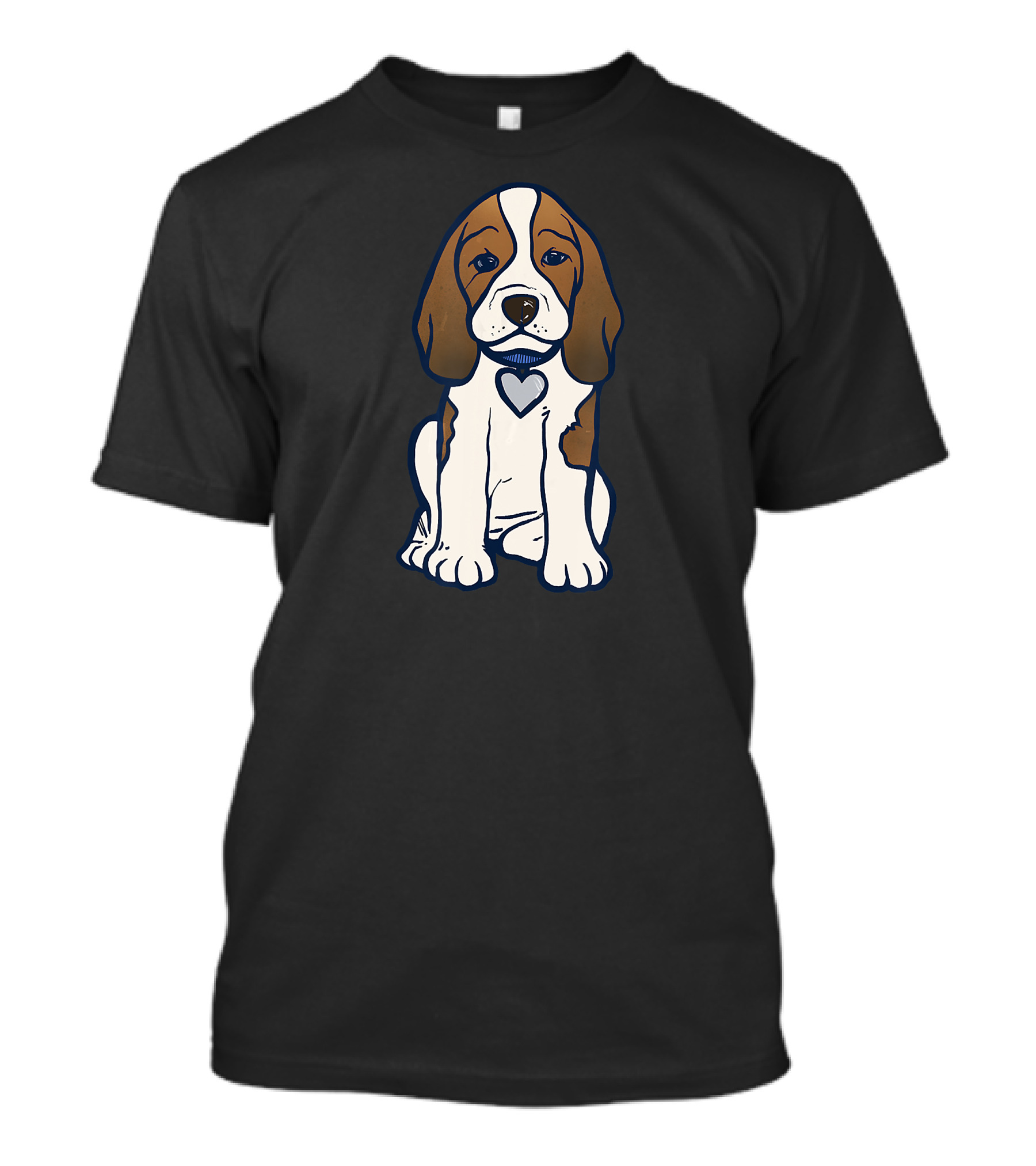 Beagle Puppy With Heart Collar T-Shirt