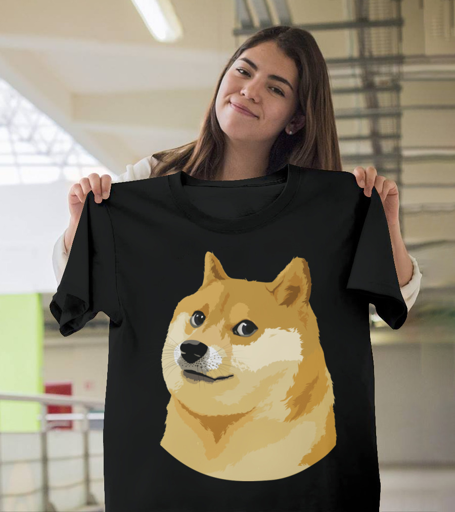 Doge Meme Shiba Inu Funny Looking Dog T-Shirt