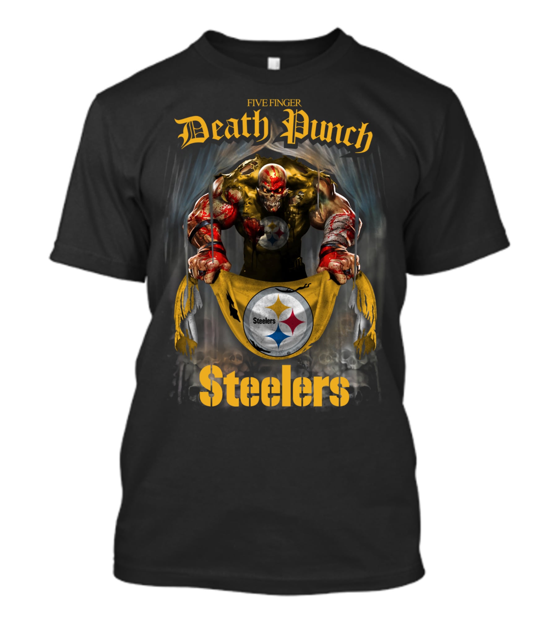 Five Finger Death Punch Steelers T-Shirt