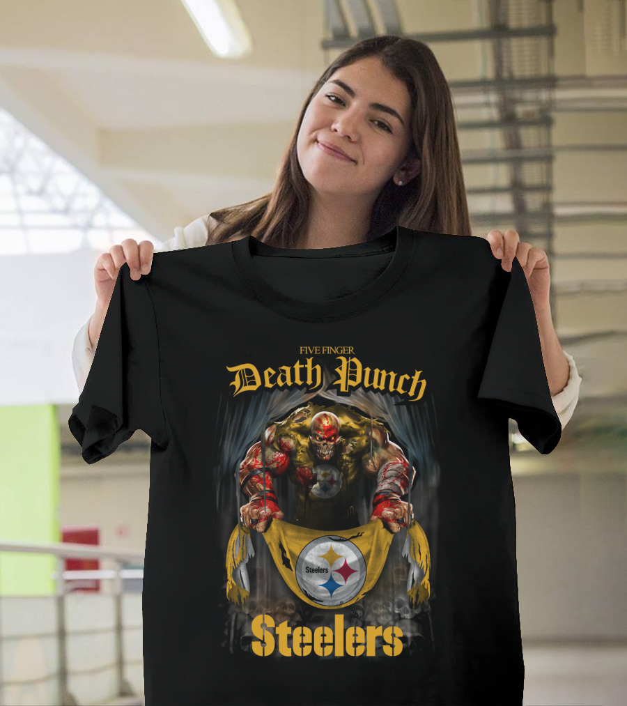 Five Finger Death Punch Steelers T-Shirt