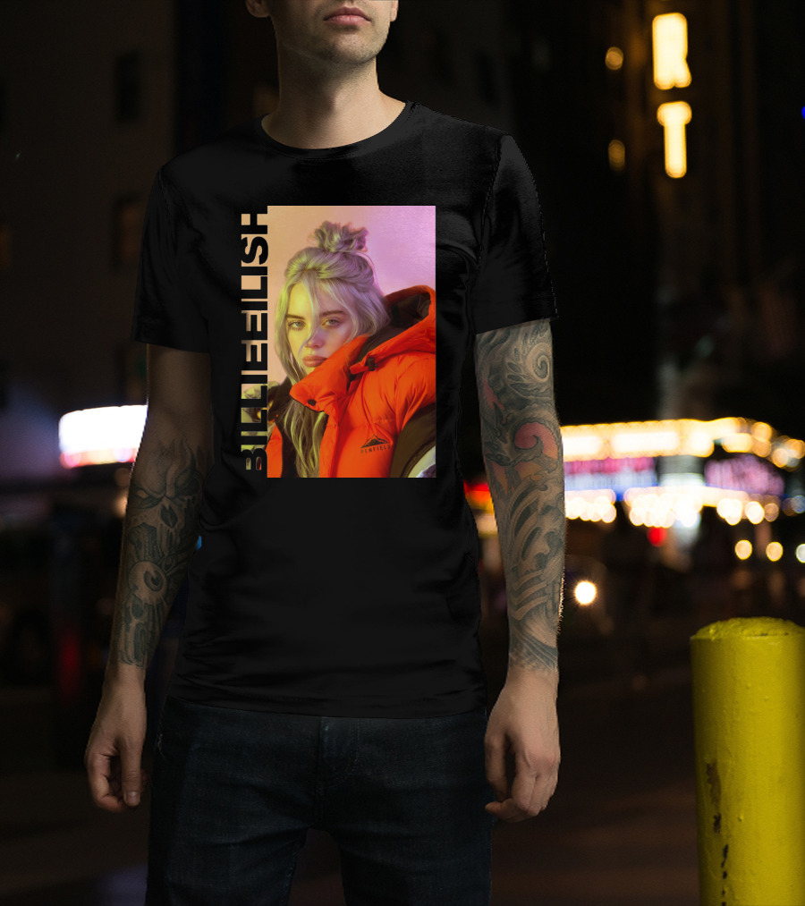Billie Eilish Penfield Jacket Bold Typography T-Shirt