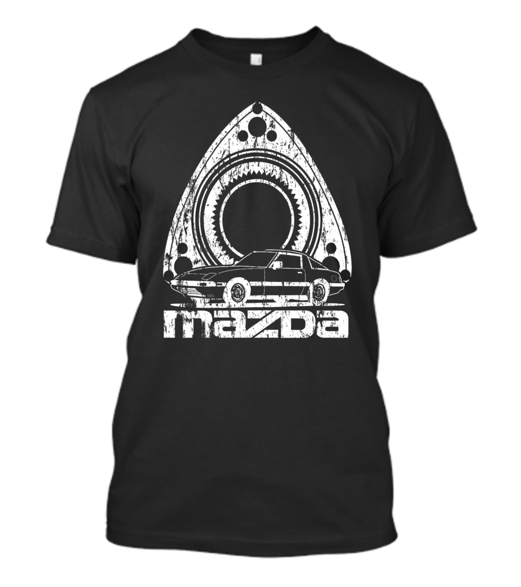 Mazda Distressed RX Rotary Engine Classic Car T-Shirt