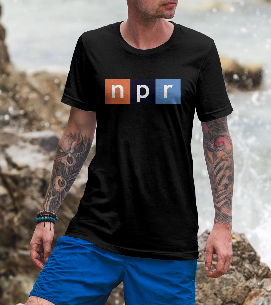 Npr Logo Block Lettering T-Shirt