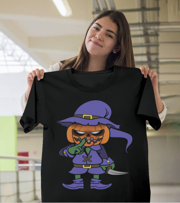 Halloween Horror Pumpkin Witch Zombie Scary T-Shirt