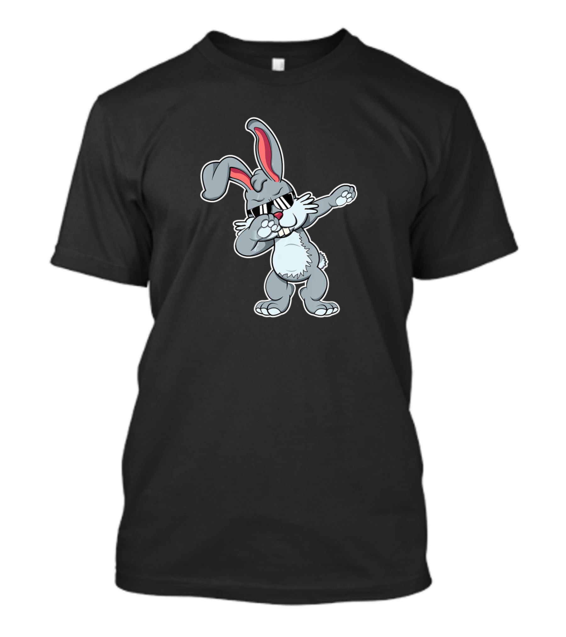 Dabbing Bunny With Sunglasses Easter Present T-Shirt