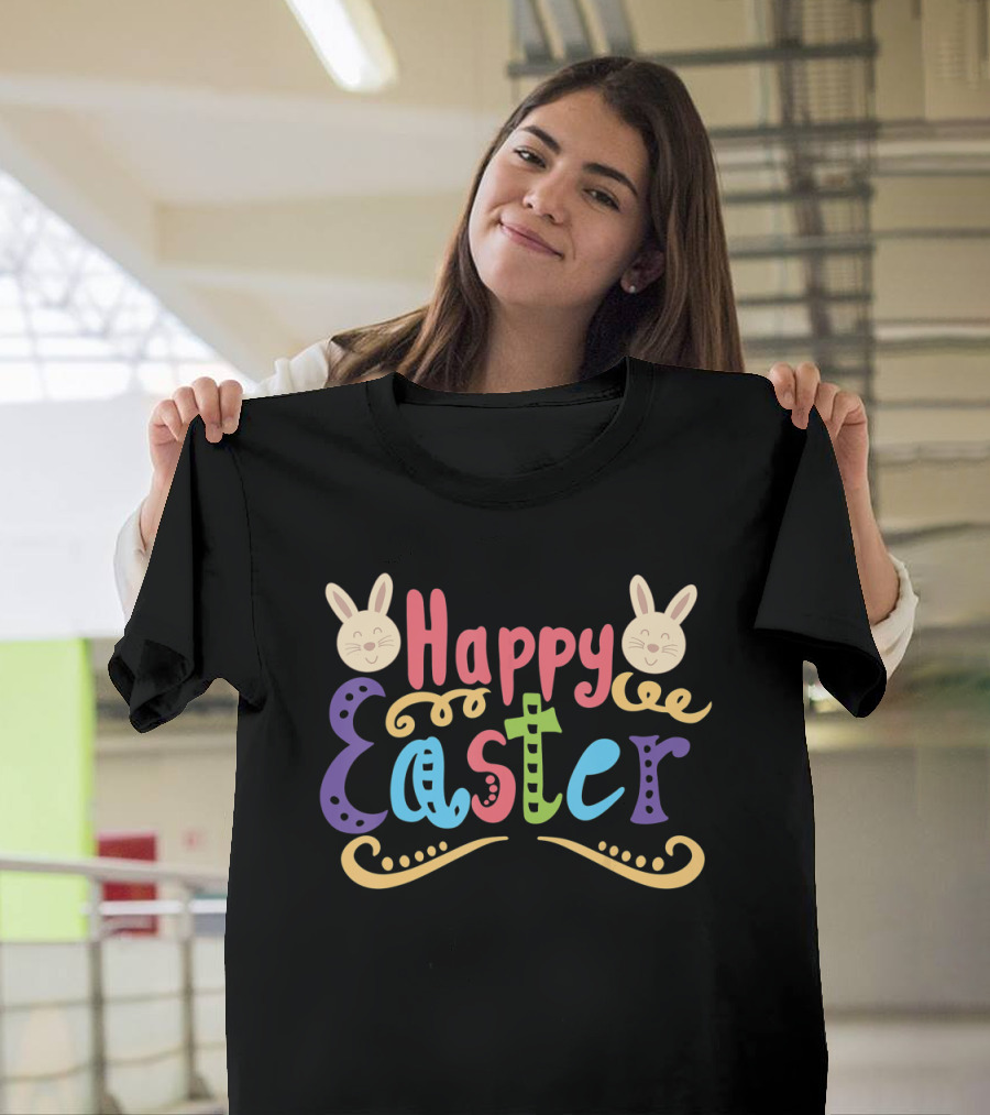 Happy Easter Bunny Christian Egg Hunt T-Shirt