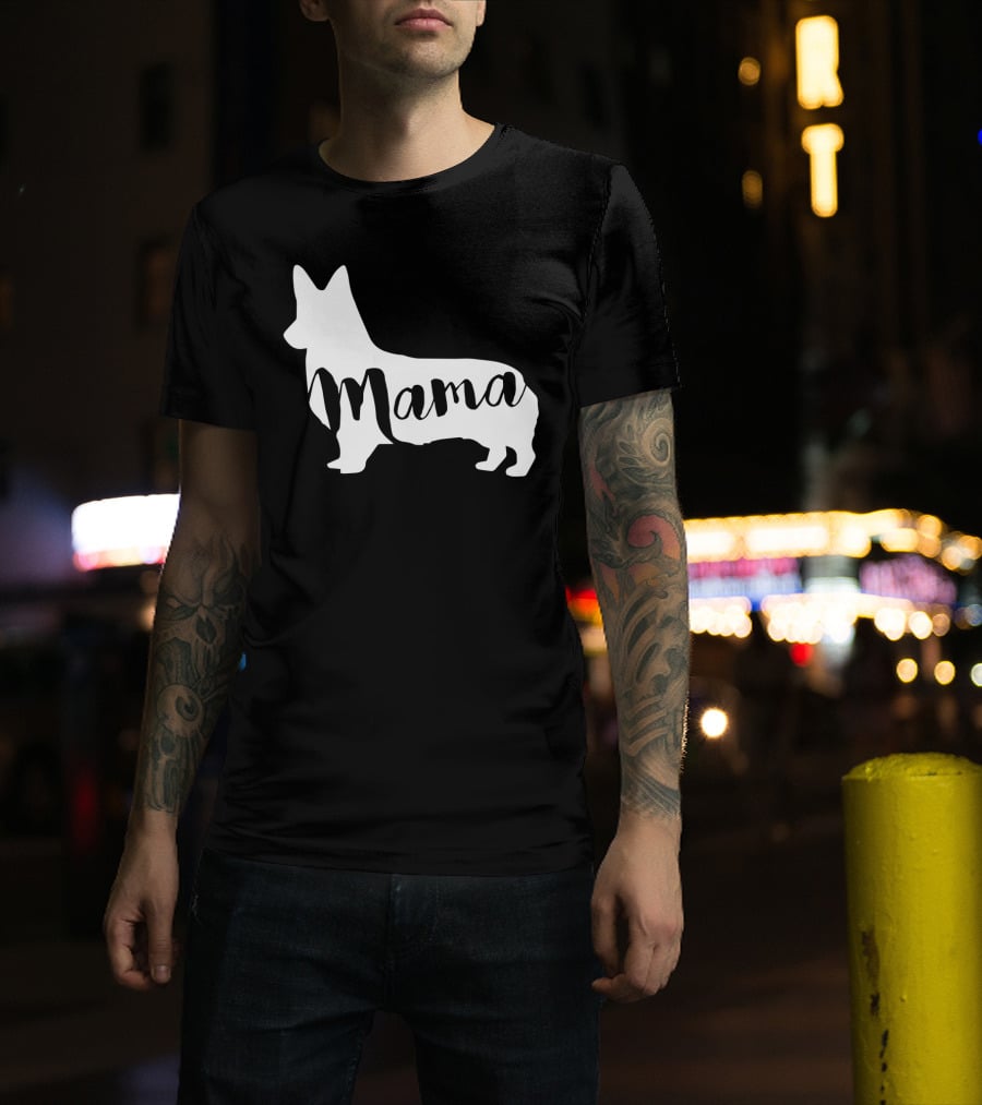 Corgi Dog Mama T-Shirt