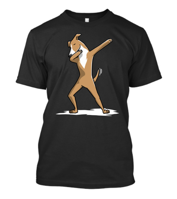 Greyhound Dabbing Dog Dance Moves Trendy Canine Dab Pose T-Shirt