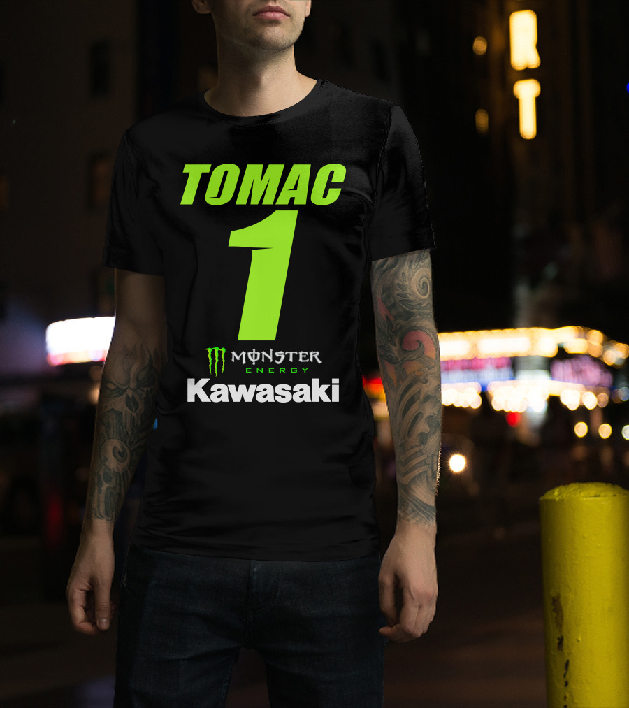 Tomac 1 Monster Energy Kawasaki T-Shirt