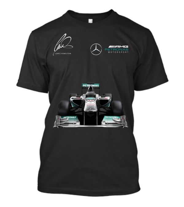 Lewis Hamilton Mercedes AMG Petronas Motorsport Formula One Racing T-Shirt
