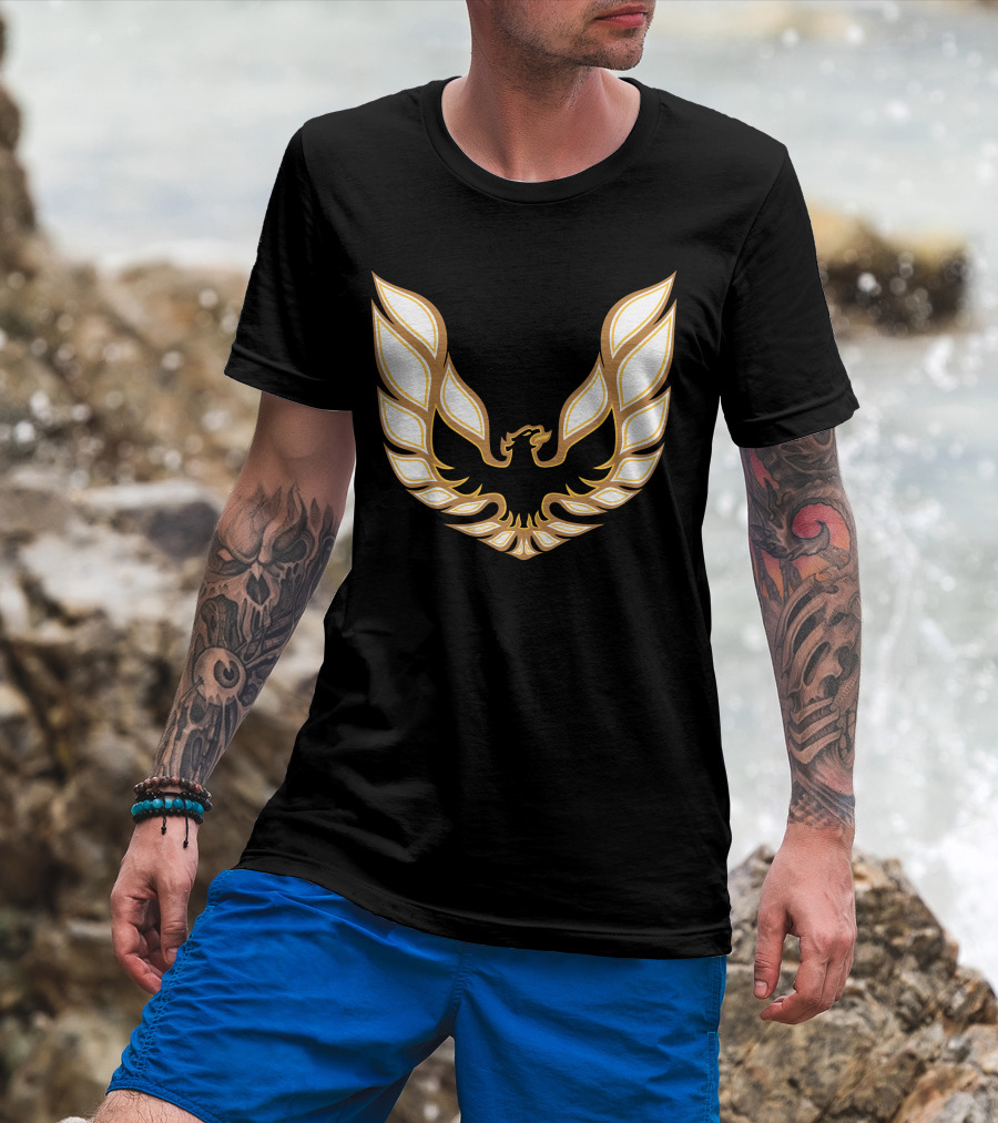 Pontiac Firebird Iconic Gold Phoenix T-Shirt
