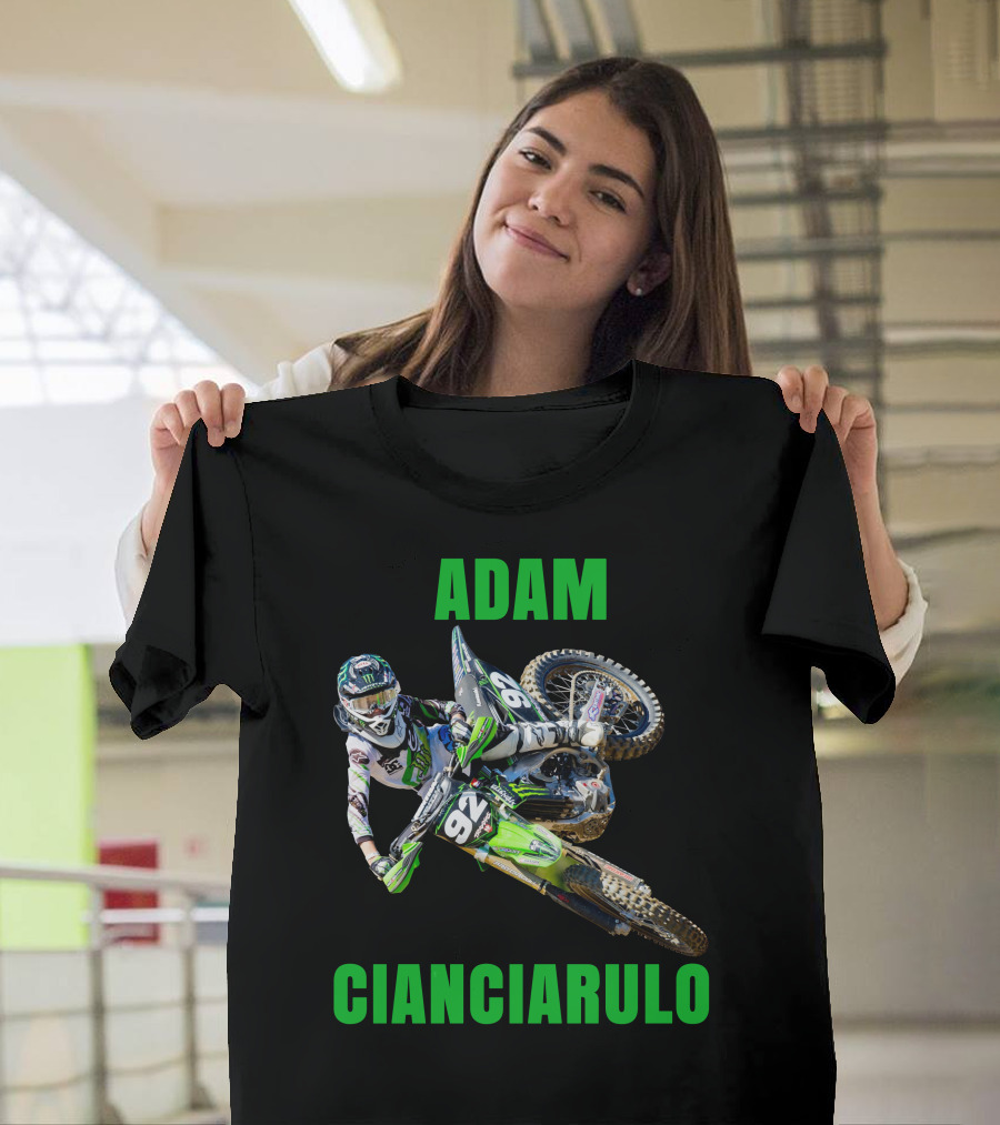 Adam Cianciarulo Motocross Racer 92 Action Image T-Shirt