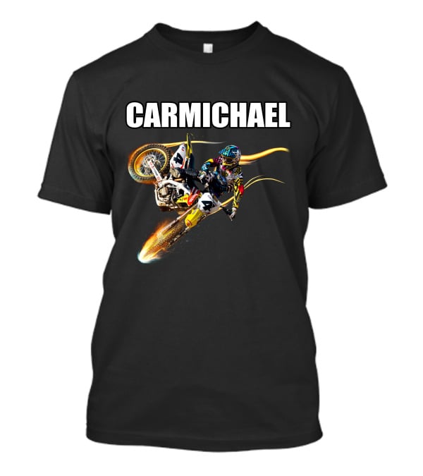 Carmichael Motocross Stunt Action T-Shirt