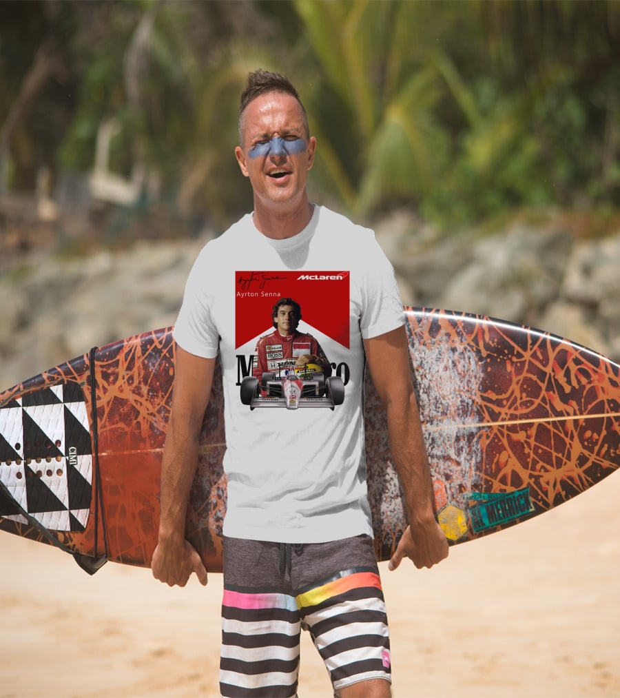 Ayrton Senna McLaren Racing Legend T-Shirt
