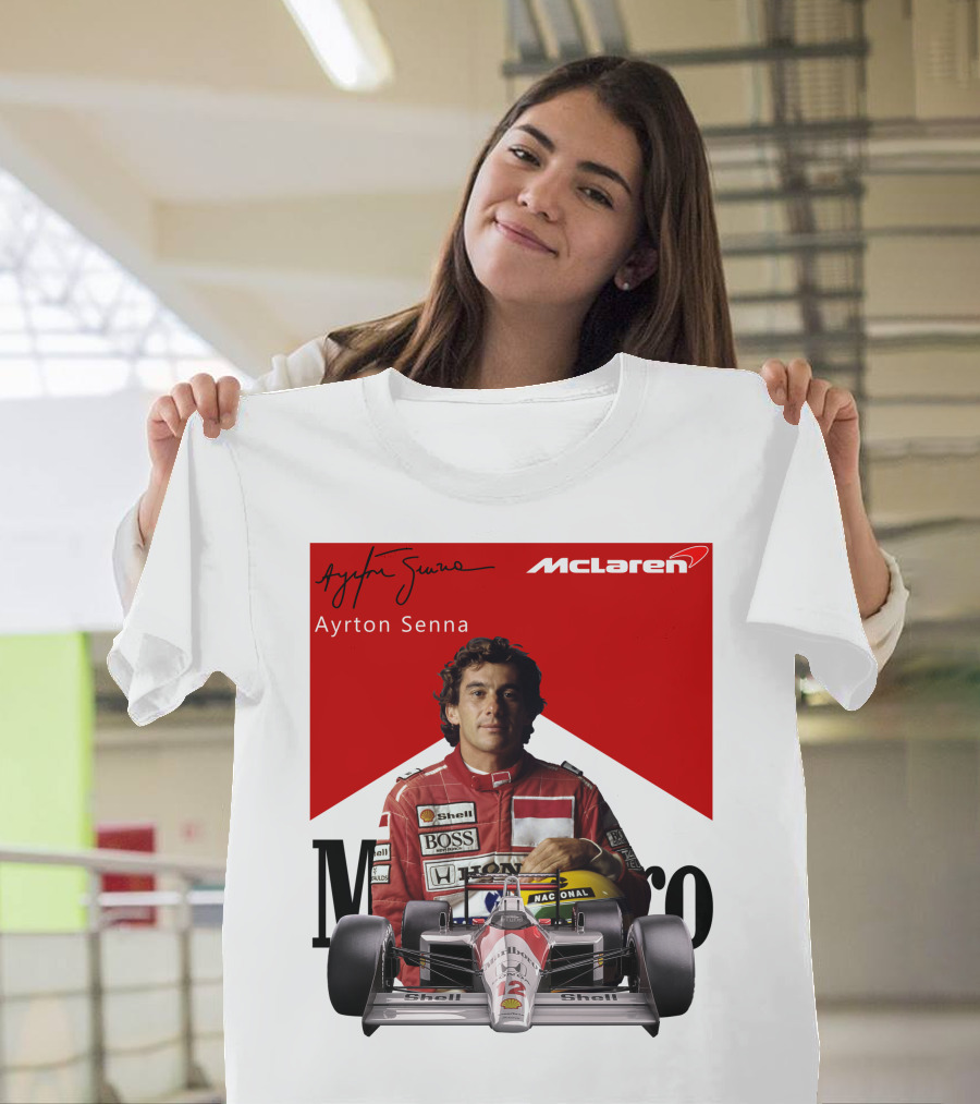 Ayrton Senna McLaren Racing Legend T-Shirt