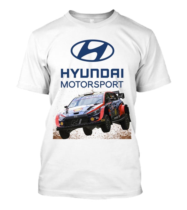 Hyundai Motorsport Neuville Rally Car Team T-Shirt