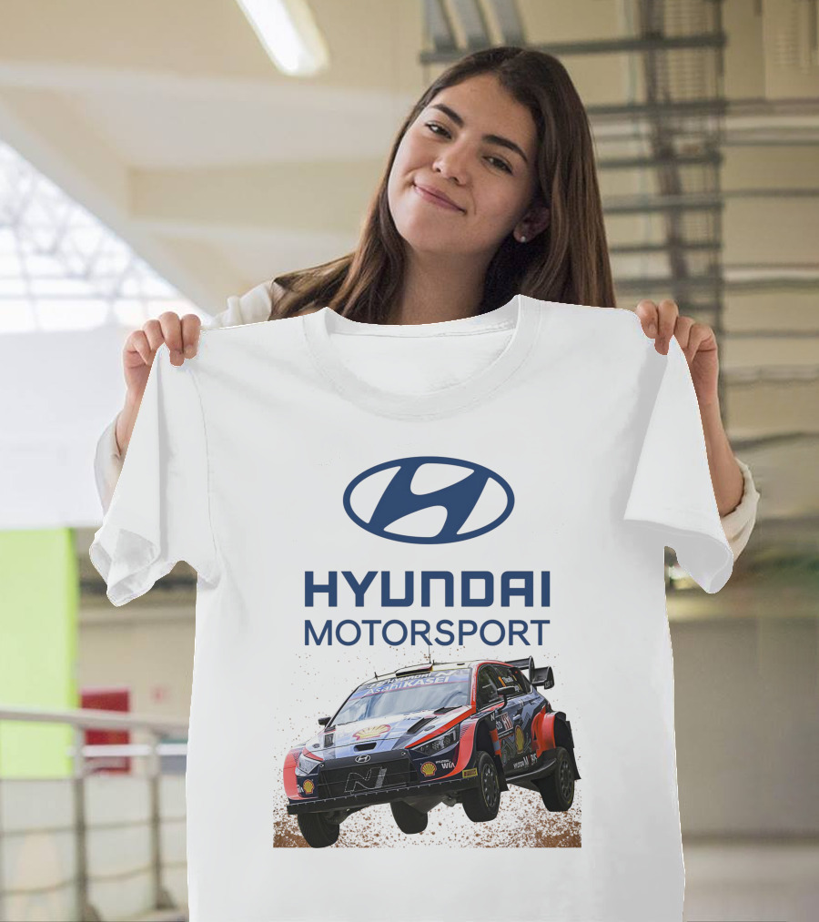 Hyundai Motorsport Neuville Rally Car Team T-Shirt