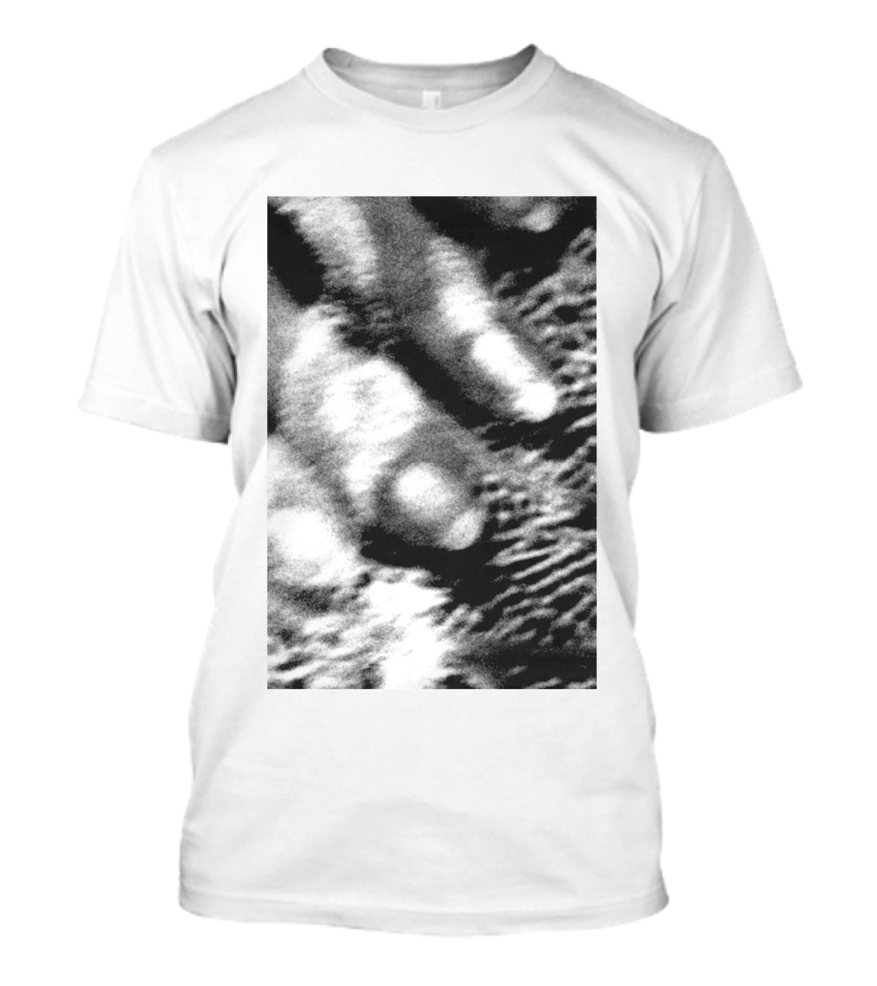 Cocteau Twins 18 Monochrome Abstract Texture T-Shirt