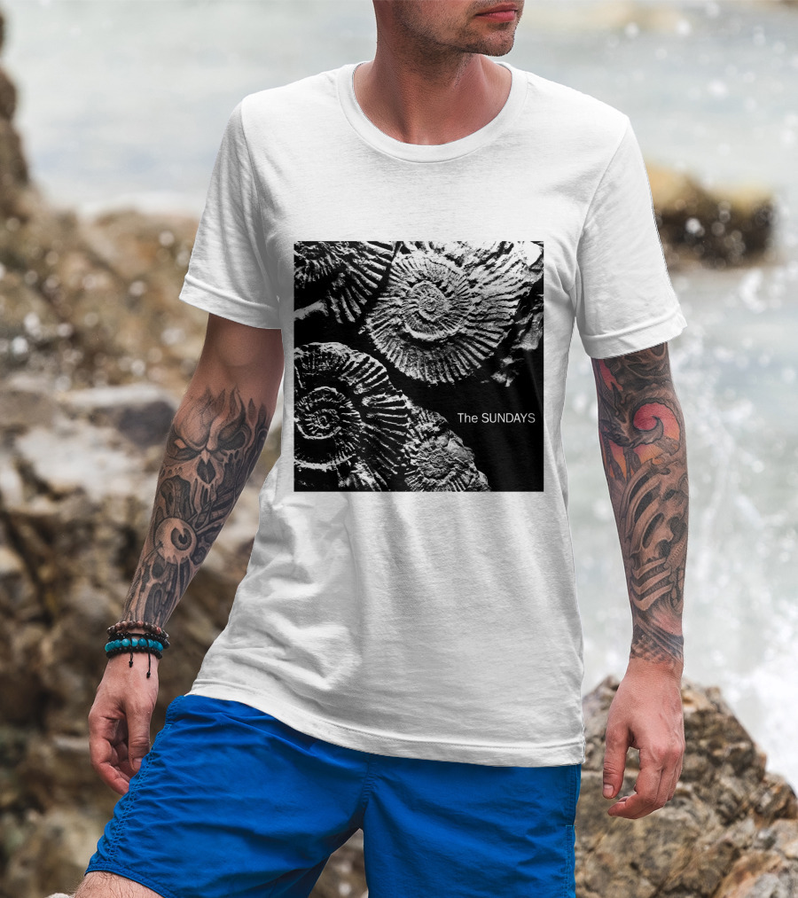 The Sundays Cocteau Twins Ammonite Fossil T-Shirt
