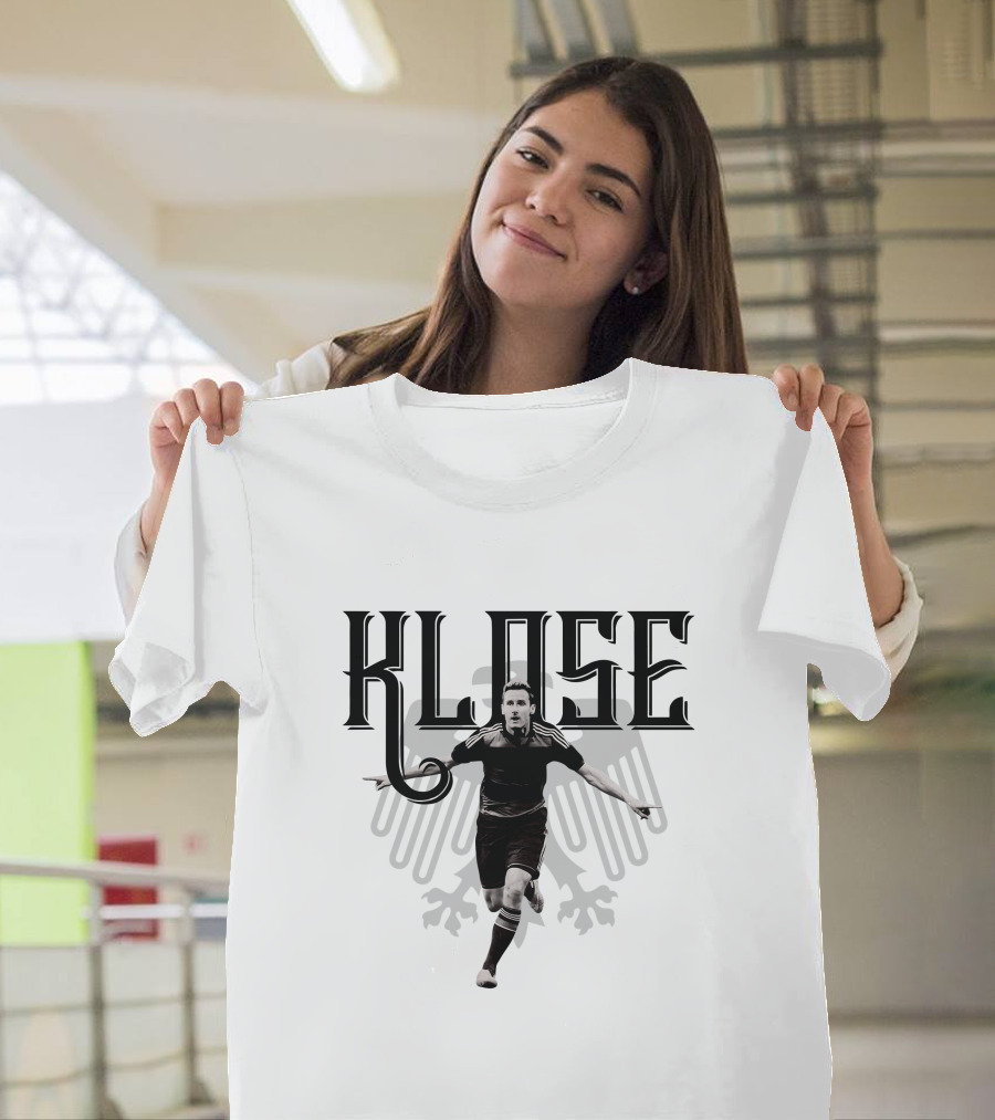 Klose Soccer Celebration Germany Eagle Emblem T-Shirt