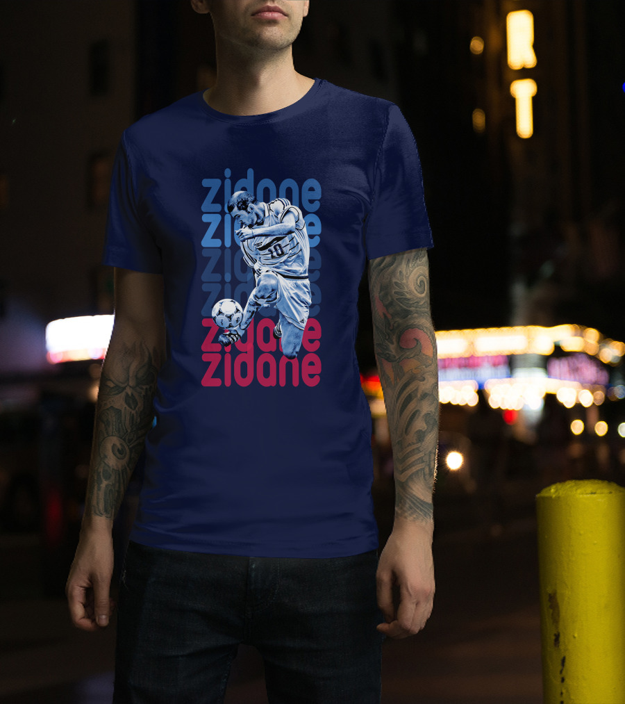 Zidane Zidane Zidane Zidane Football Legend 10 T-Shirt