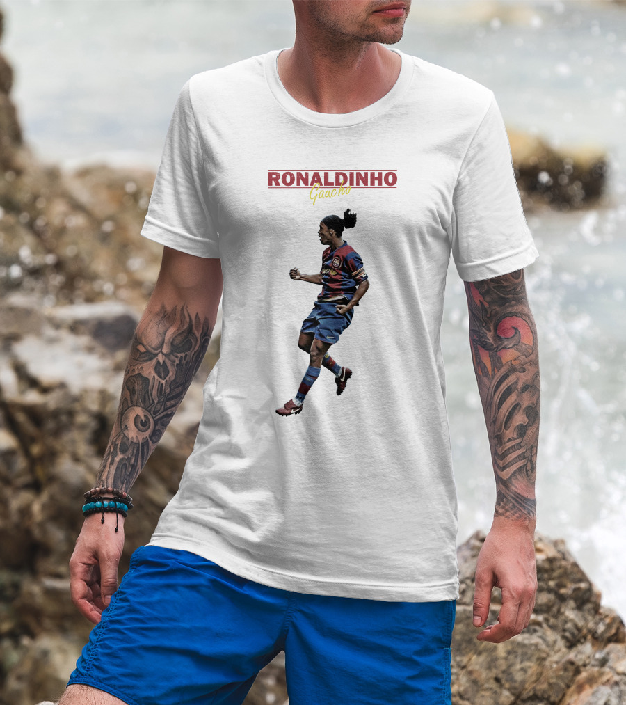 Ronaldinho Gaúcho Barcelona Soccer Legend T-Shirt