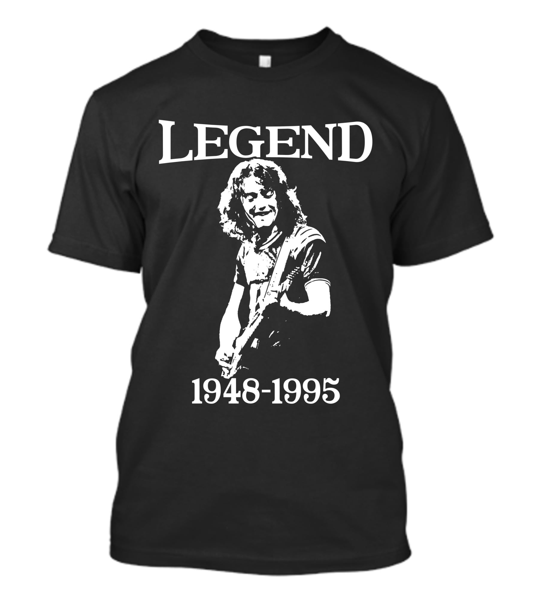 Rory Gallagher True Legend Guitar Classic Retro T-Shirt