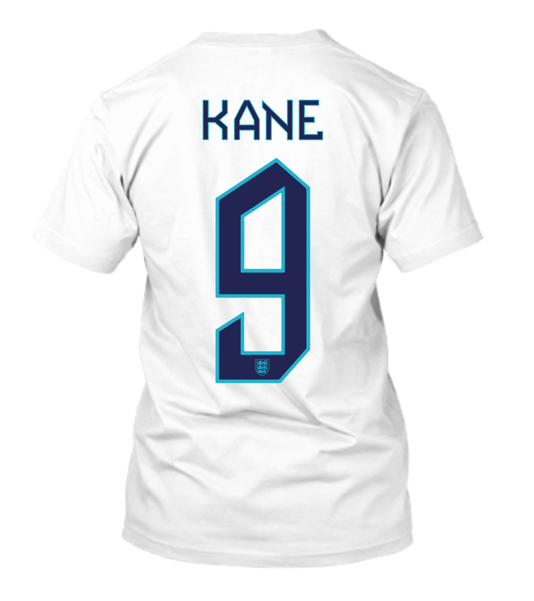 Harry Kane 9 England National Football Team Crest T-Shirt