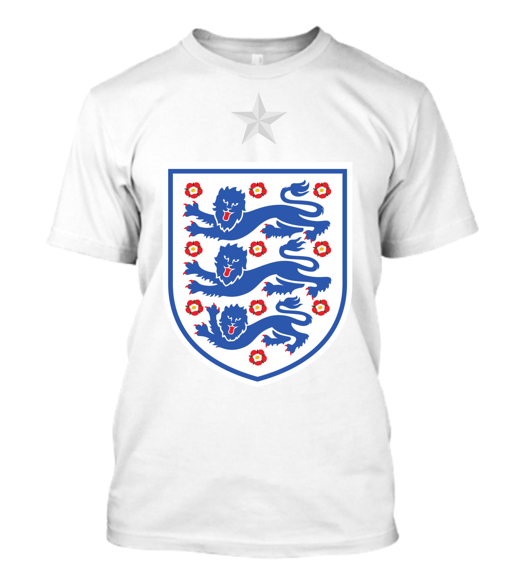 Jude Bellingham 22 England Three Lions Football Crest T-Shirt