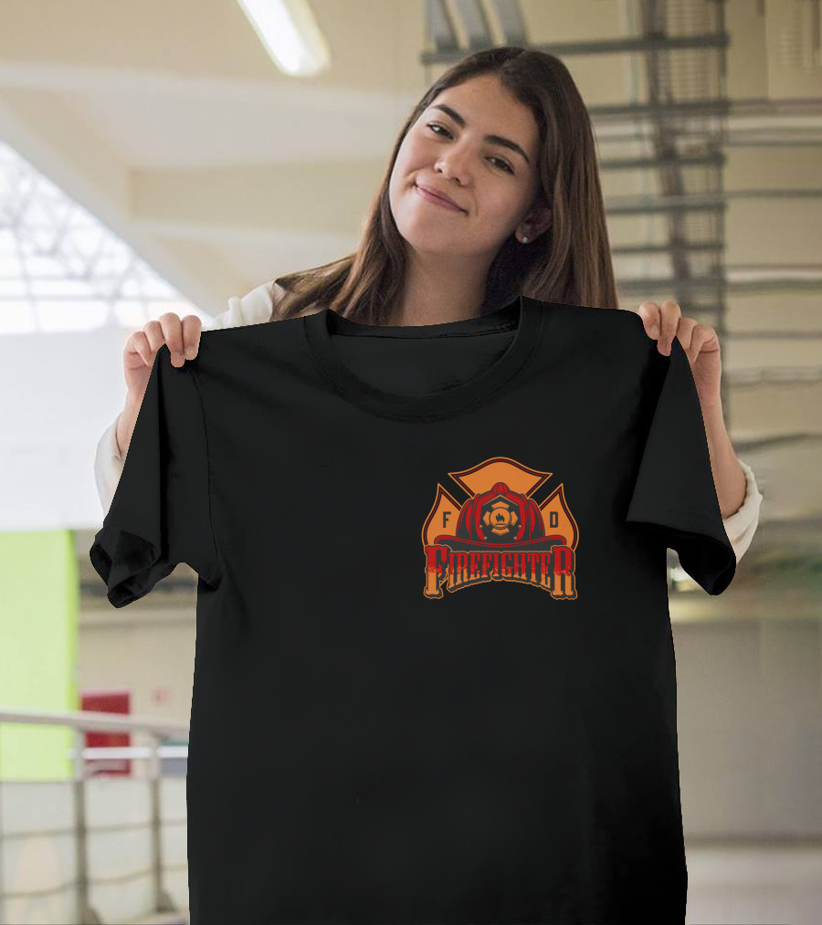 Firefighter F D Emblem I Put the Fire Out T-Shirt