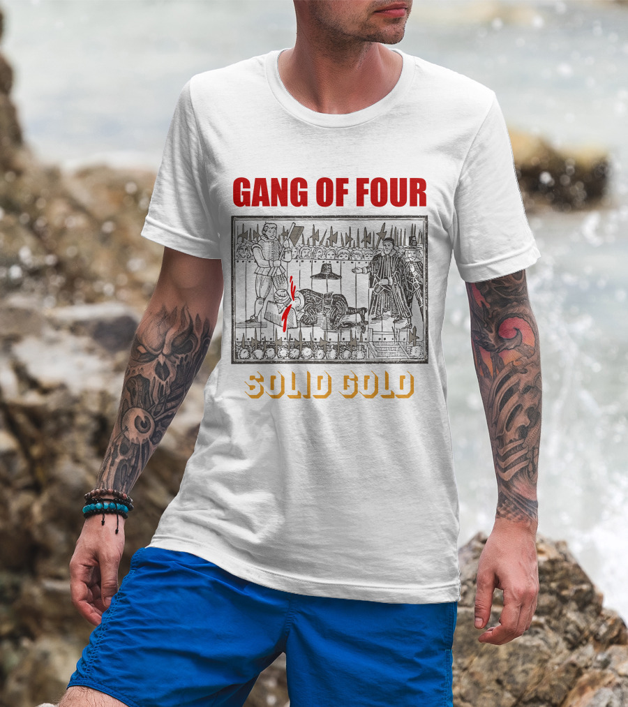 Gang Of Four Solid Gold Medieval Execution T-Shirt