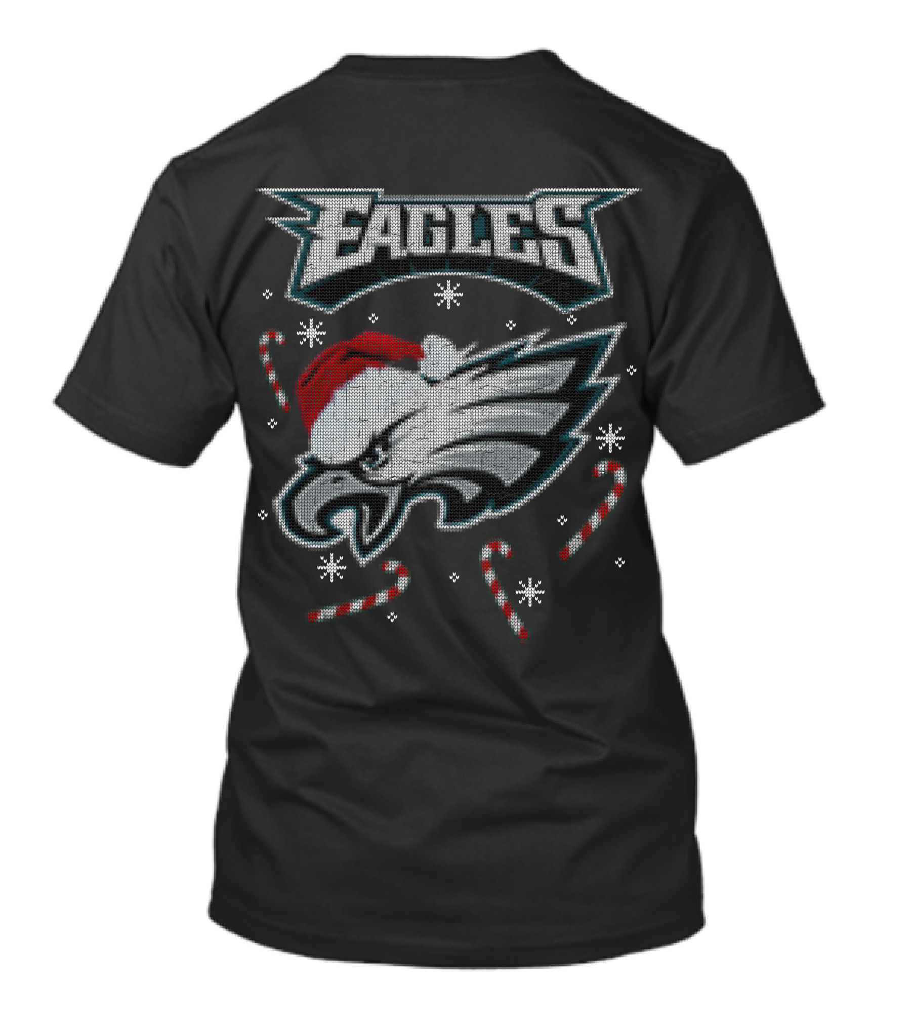 Smith DeVonta Eagles Wings Christmas PE T-Shirt