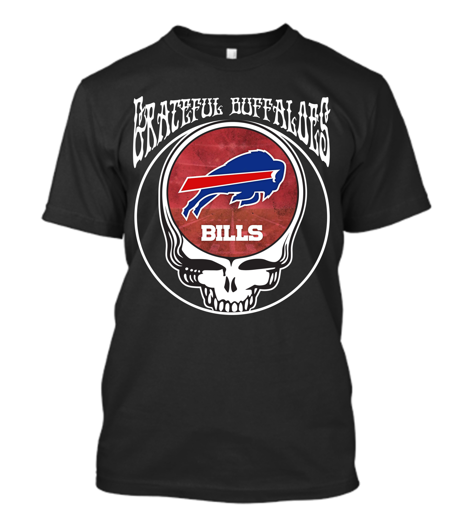 Grateful Buffaloes Bills Skull T-Shirt