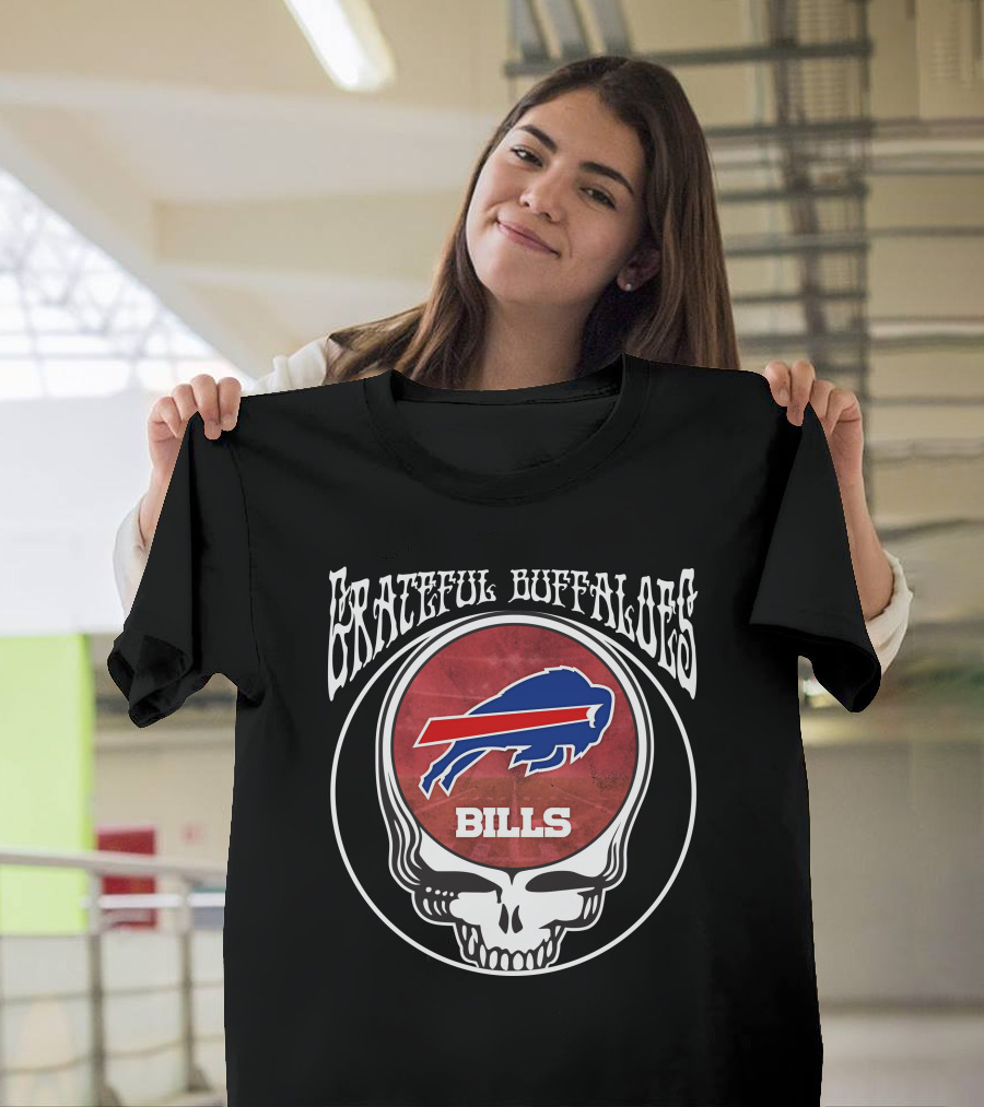 Grateful Buffaloes Bills Skull T-Shirt