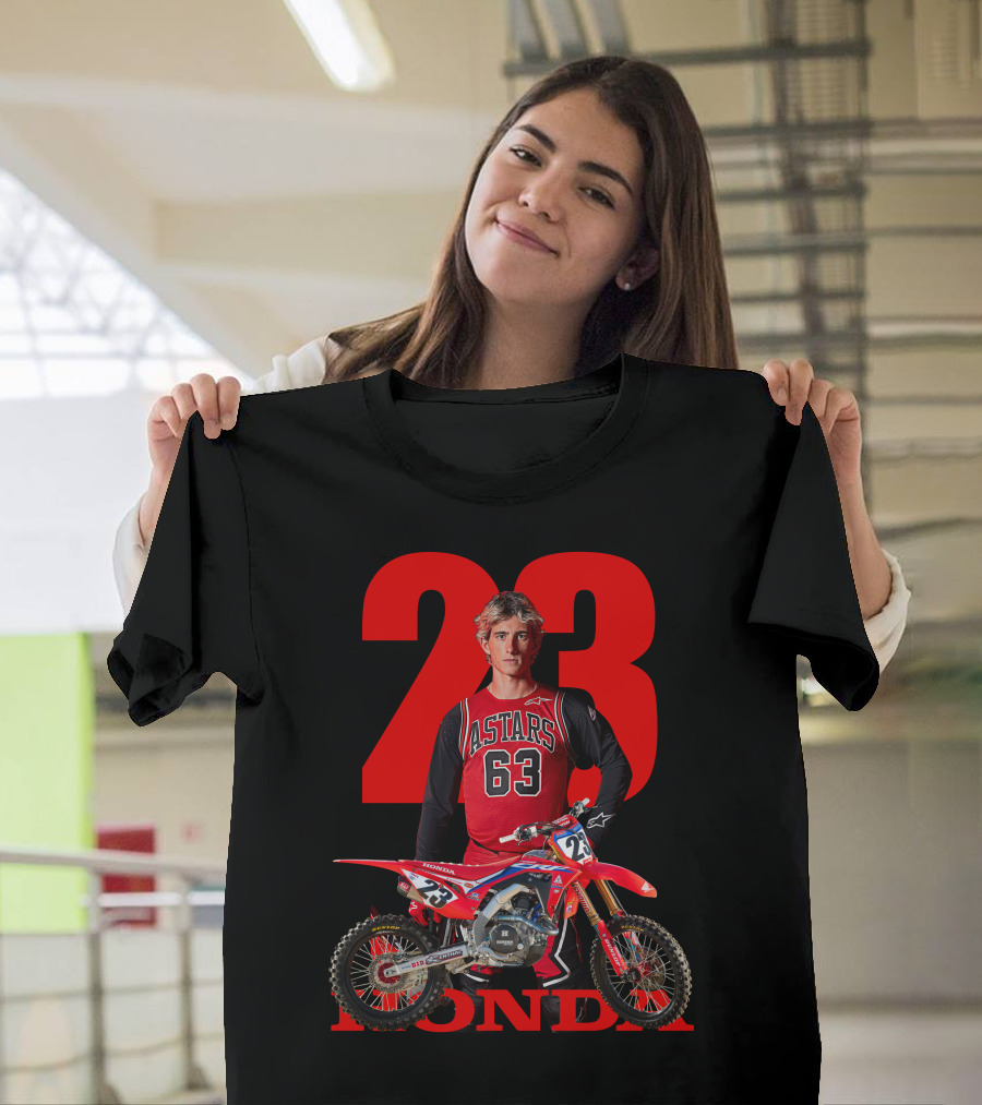 Chase Sexton 23 Honda 63 Alpinestars Racing Motocross T-Shirt