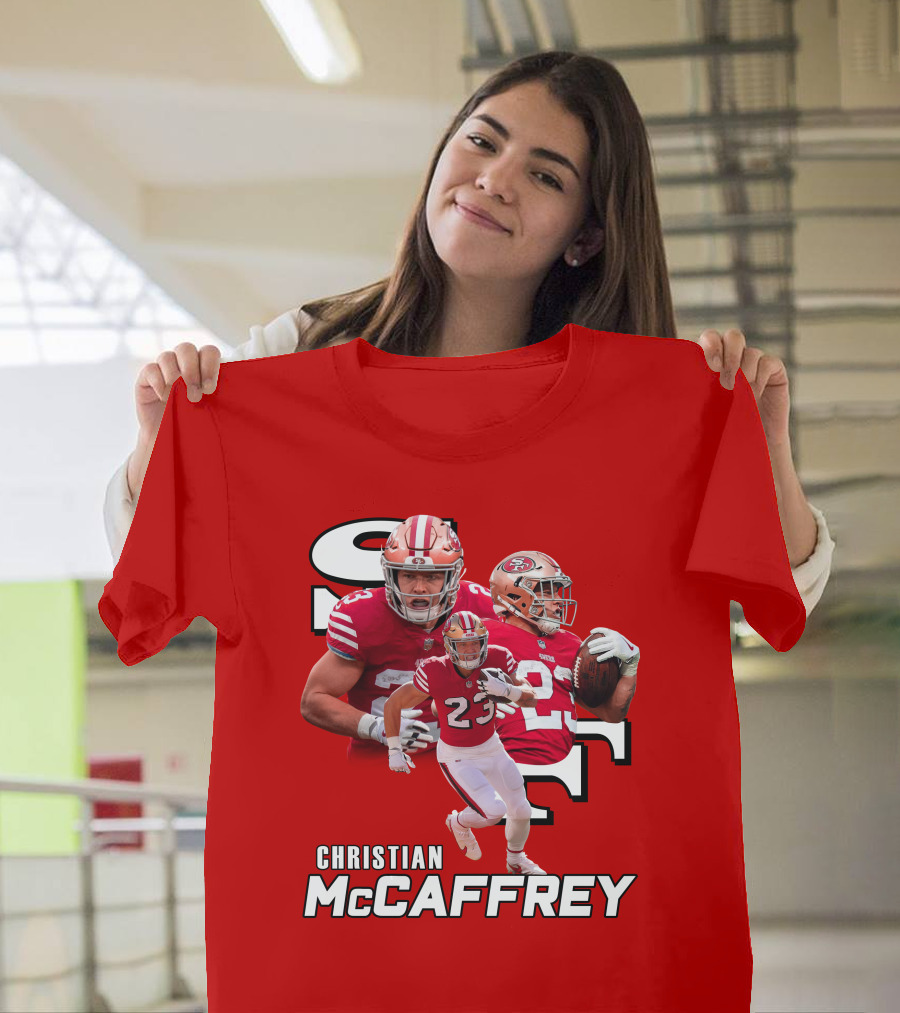 Christian McCaffrey 49ers Football Number 23 T-Shirt