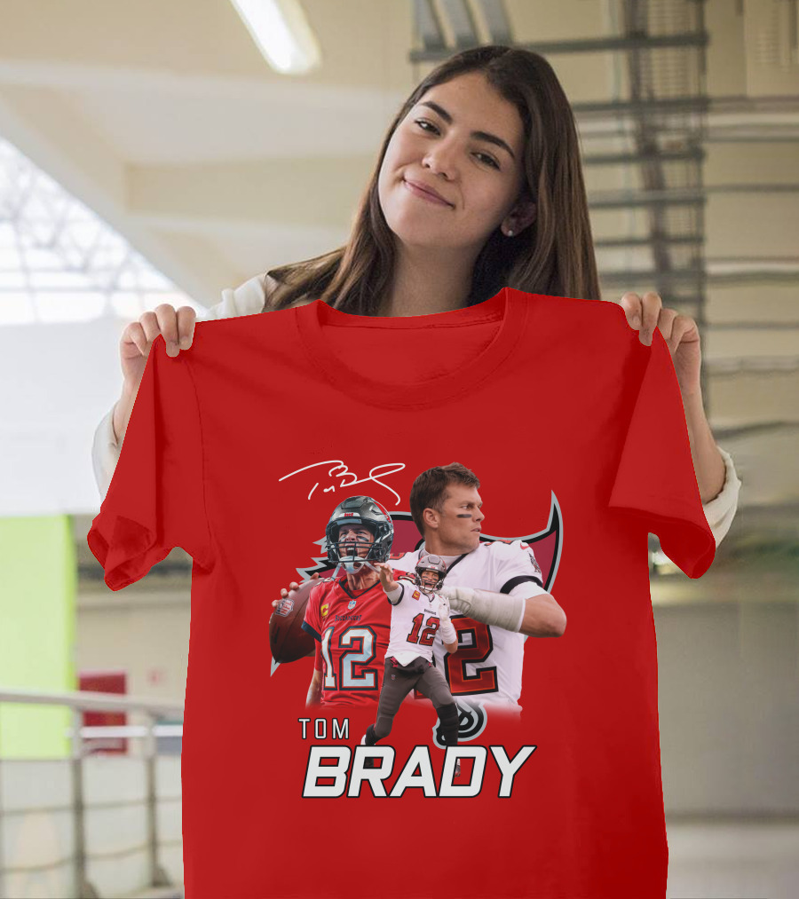 Tom Brady 12 Buccaneers Quarterback T-Shirt