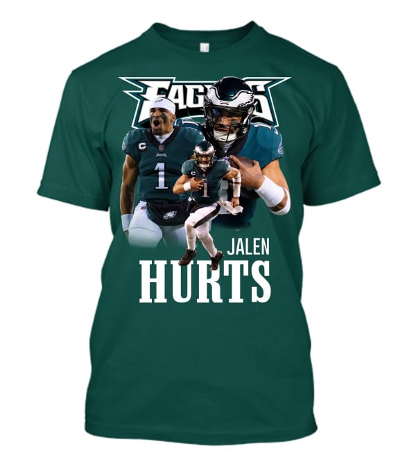 Eagles JH 01 Quarterback Trio Football Highlight T-Shirt