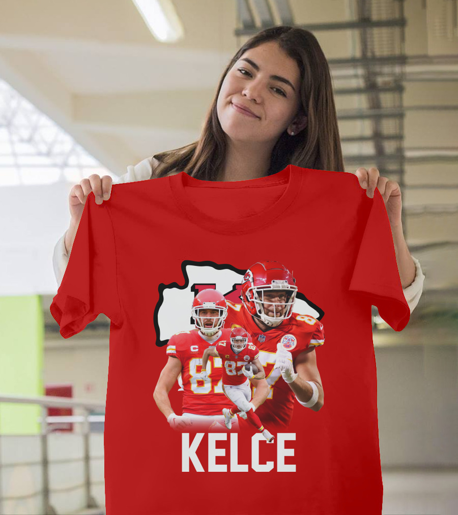 Kansas City Chiefs 87 Football Player NFL Athlete T-Shirt