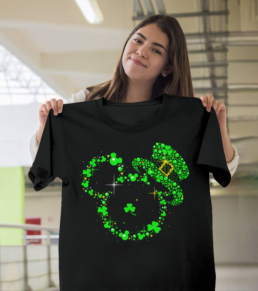 Mickey Patrick's Day Shamrock Leprechaun Hat T-Shirt