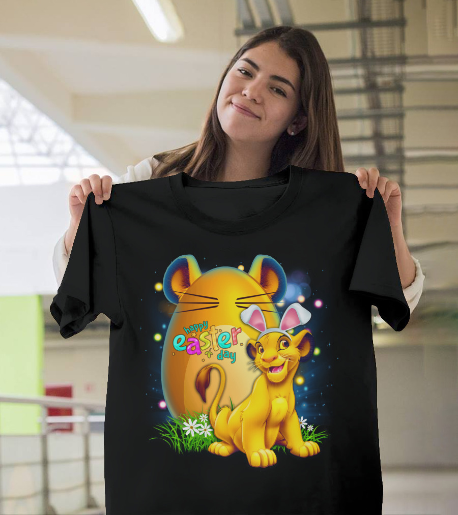 Simba Happy Easter Day Bunny Ears Egg T-Shirt