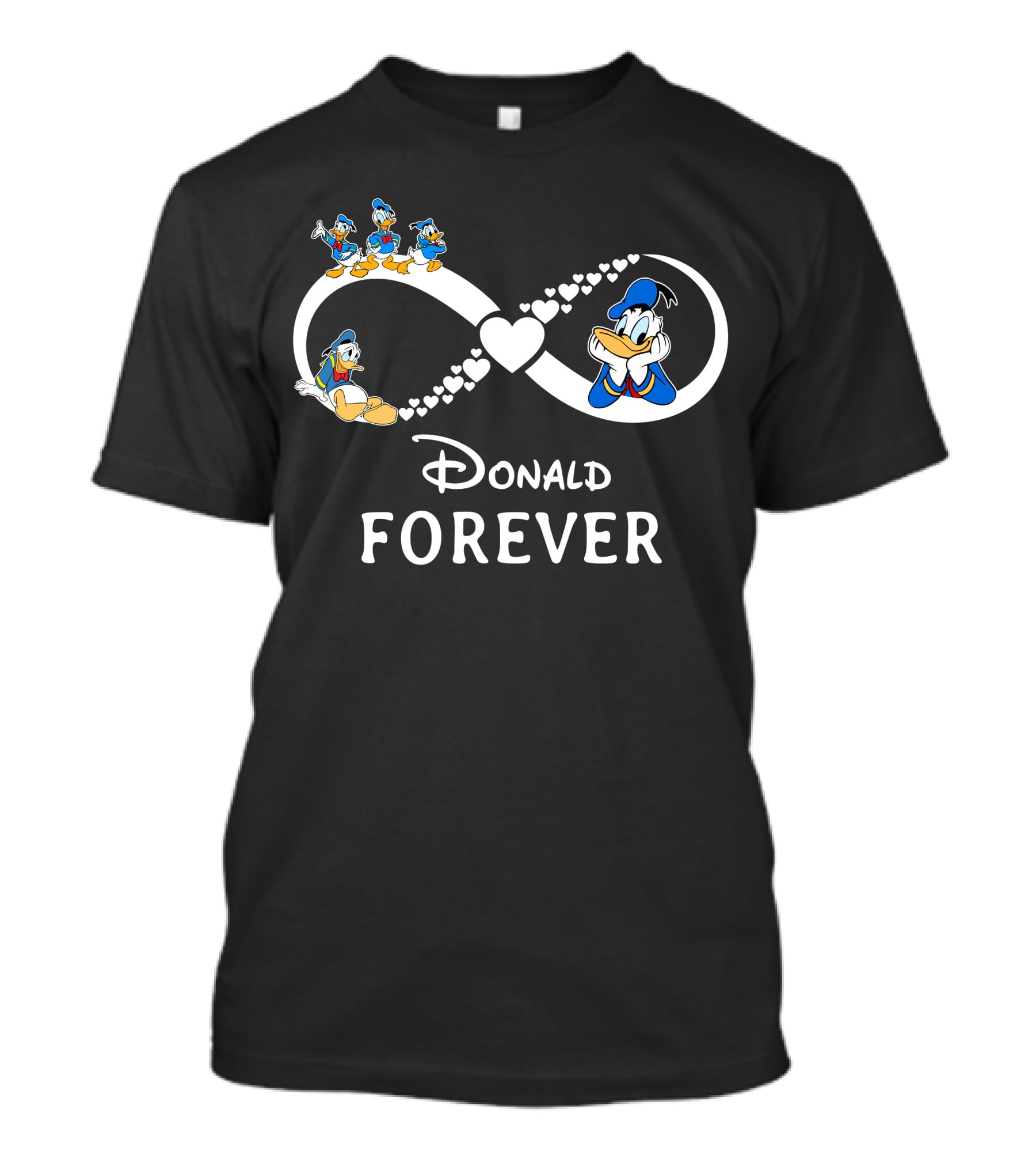 Disney Donald Duck Forever Infinity Heart T-Shirt