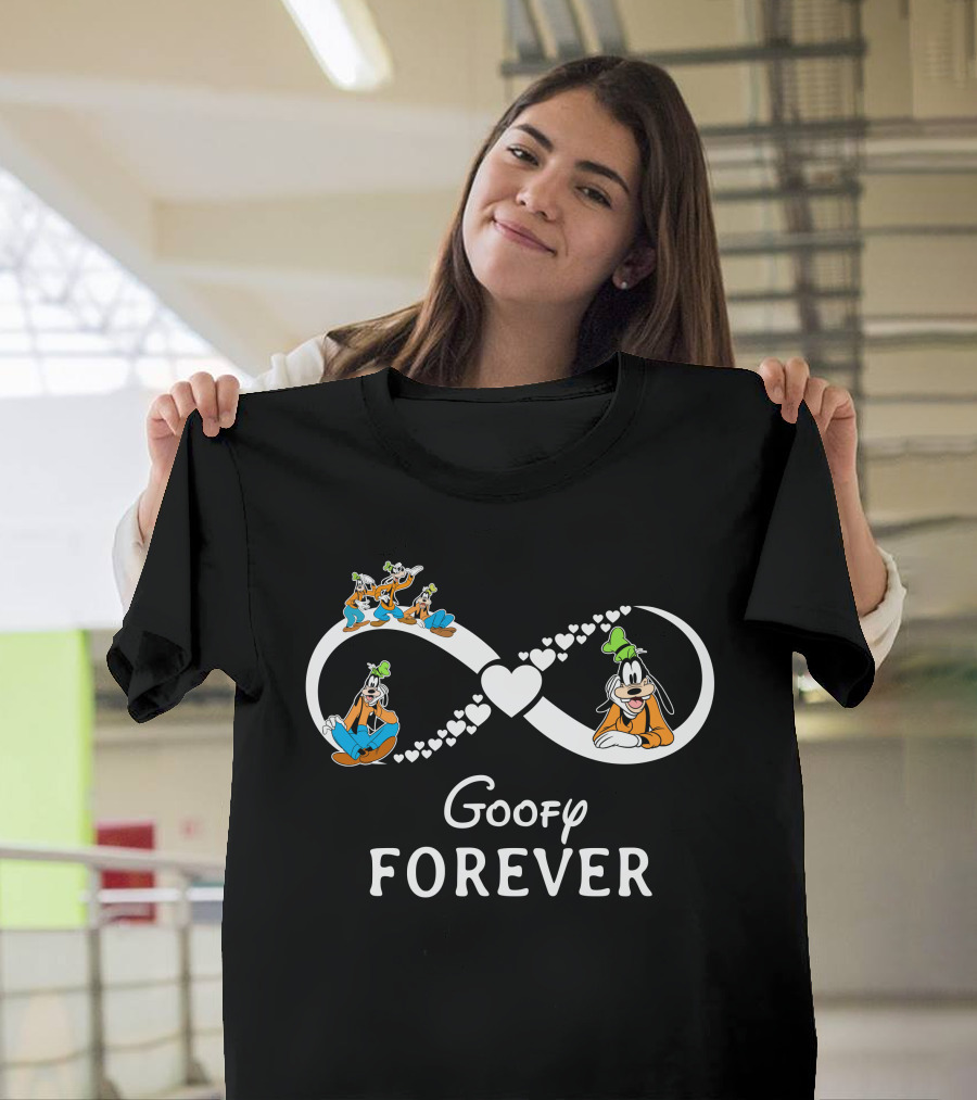 Goofy Forever Infinity Heart Theme T-Shirt