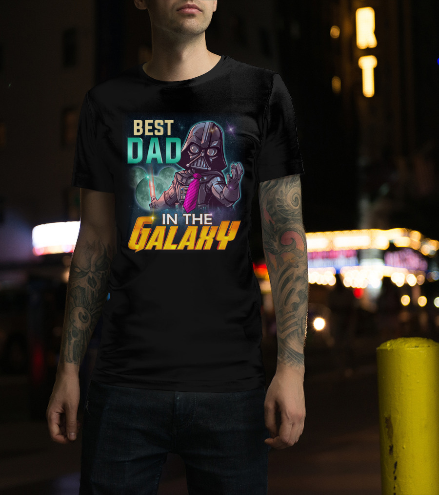 Best Dad In The Galaxy Darth Vader T-Shirt