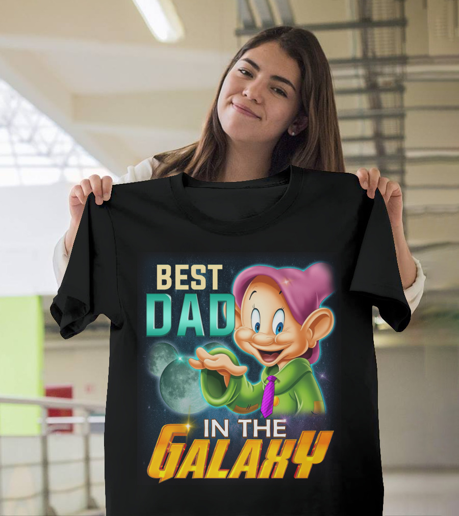 Best Dad Dopey IN The Galaxy T-Shirt