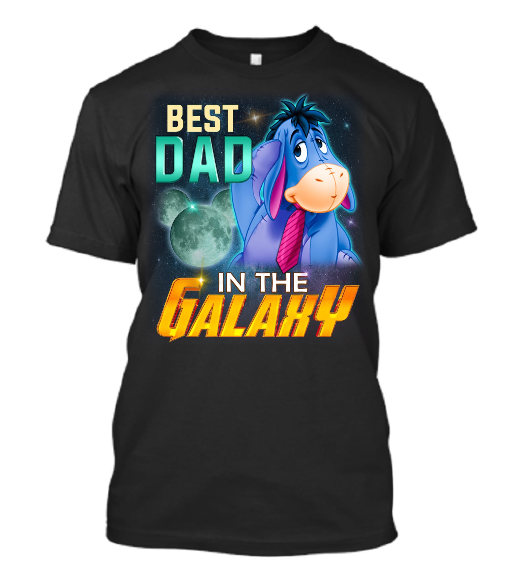 Best Dad Eeyore IN The Galaxy T-Shirt